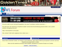Tablet Screenshot of owlforum.com
